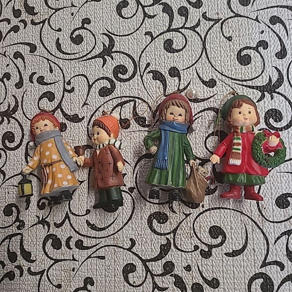 Set of Four Bradford Novelty Ornaments
